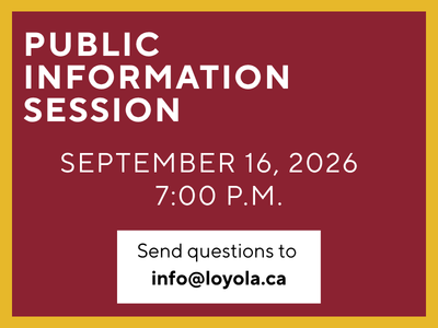 Séance d’information publique 16 septembre 2026 à 19 h